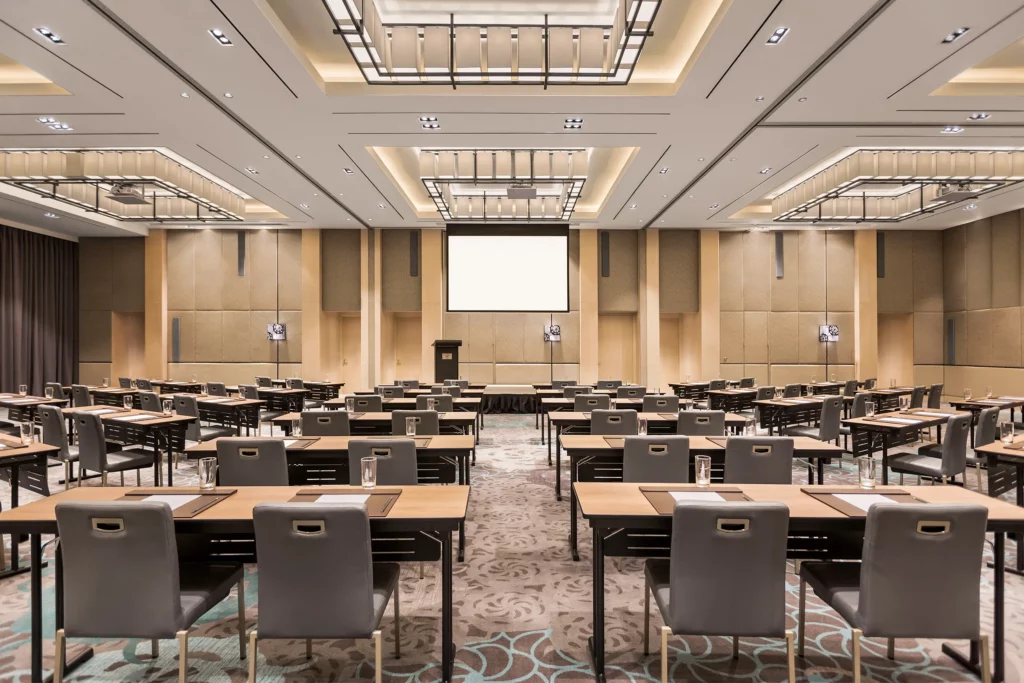 Classroom Setup at the Ballroom